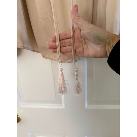 Flannel Australia Pink/Peach Silk Blouse - Picture 8 of 9